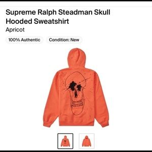 Ralph Steadman Skull Hooded Sweatshirt